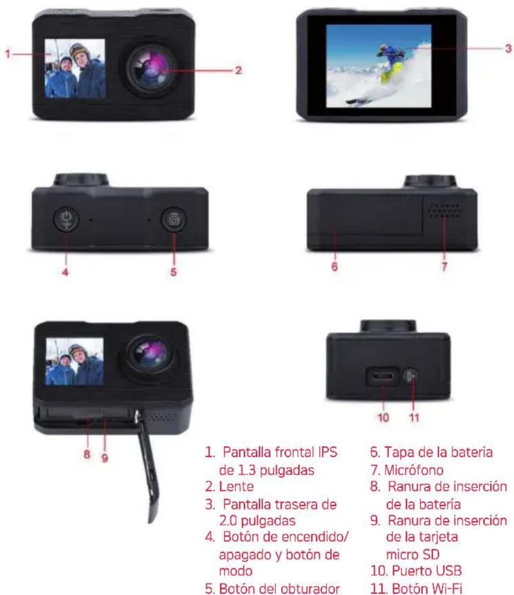 AGFA Realimove AC7000 - VISTA GENERAL DE LA CÁMARA - 1