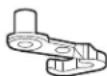 FRIGIDAIRE FFET1022Q - Parts included with Hinge Kit (packed inside unit) - 2