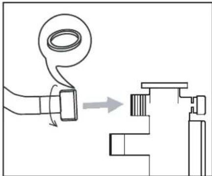 DANBY DWM060DB - Raccordement de l'assemblage à connexion rapide à l'alimentation en eau - 4