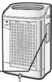 SHARP FZC150DFU - Complétez avec la date de début d'utilisation et mettez l'étiquette sur l'appareil comme guide de remplacement de filtres. - 1