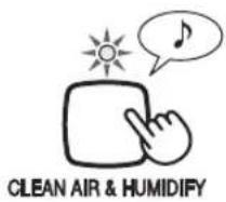 SHARP FZC150DFU - MODO CLEAN AIR &amp; HUMIDIFY (AIRE LIMPIO Y HUMIDIFICADOR) - 1