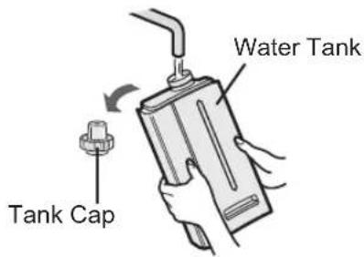 SHARP FZC150DFU - REFILLING THE WATER TANK - 2