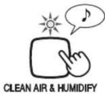 SHARP FZC150DFU - CLEAN AIR & HUMIDIFY MODE - 1