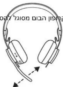 LOGITECH Zone 900 - בְרָה אַרִיּוֹת הַרְשׁ - 2