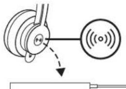LOGITECH Zone 900 - Charging via Qi wireless charger - 3