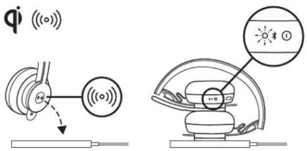 LOGITECH Zone 900 - Opladning via trådløs Qi-oplader - 1