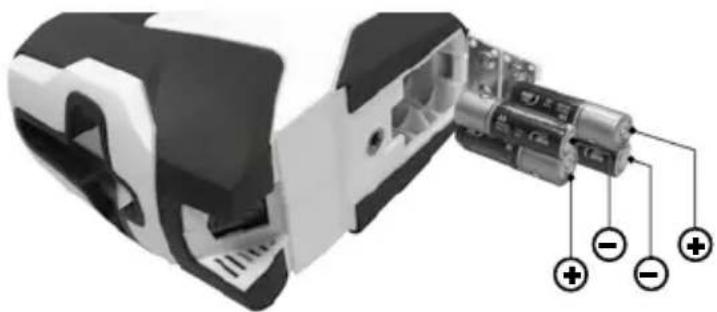 Laserliner SuperCrossLaser 2GP - Inserting batteries - 1