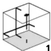 Laserliner SuperCrossLaser 2GP - Quantité et direction des lasers - 1