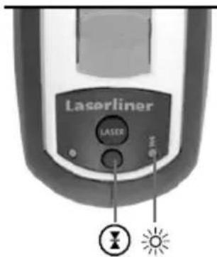 Laserliner SuperCrossLaser 2GP - Modalità di ricezione manuale Opzionale: utilizzo del ricevitore laser GRX - 2