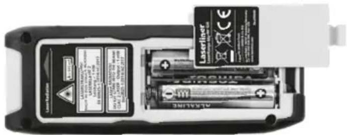 Laserliner LaserRangeMaster Gi4 - Pilleri yerleştiniz - 1