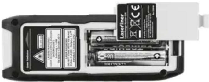 Laserliner LaserRangeMaster Gi4 - Vkladani bateri - 1