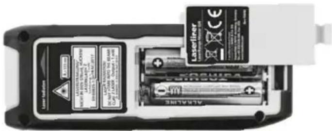 Laserliner LaserRangeMaster Gi4 - Innlegging av batterier - 1