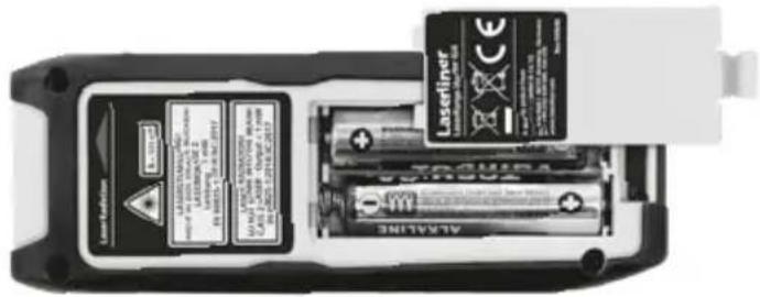 Laserliner LaserRangeMaster Gi4 - Mise en place des piles - 1