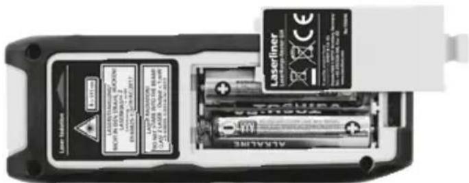 Laserliner LaserRangeMaster Gi4 - Colocar as pilhas - 1