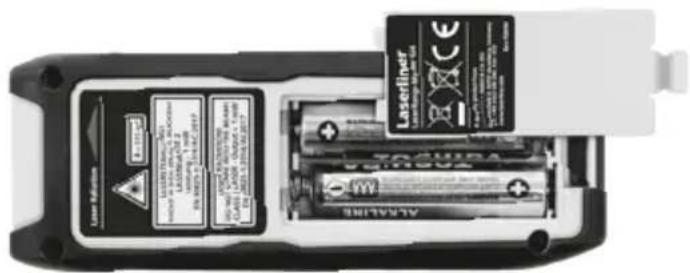 Laserliner LaserRangeMaster Gi4 - Patareide sisestamine - 1