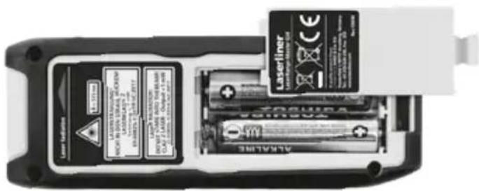Laserliner LaserRangeMaster Gi4 - Isætning af batterier - 1
