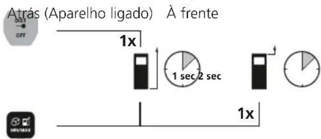 Laserliner LaserRangeMaster Gi4 - Mudar o;nivel de medicao (referencia): - 1