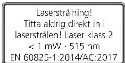 Laserliner LaserRangeMaster Gi4 - Allmanna sakerhetsforeskrifter - 2