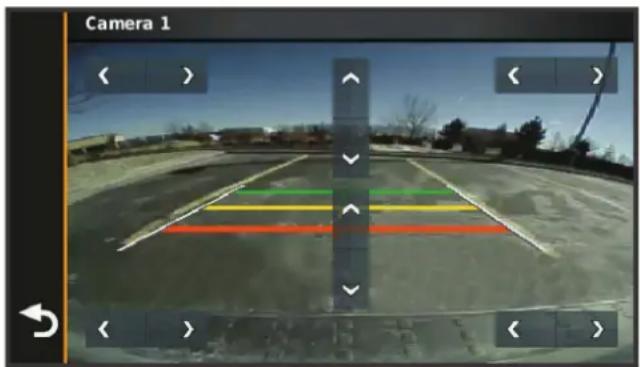 GARMIN CamperVan - Alignement des lignes de guidage - 1