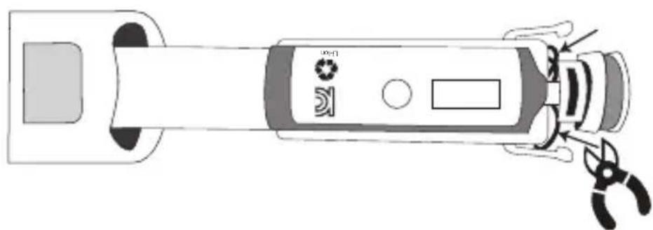 SILKN ToothWave H7001 - Retirer la batterie - 1