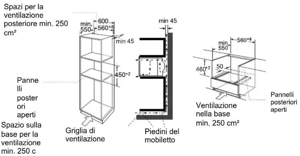 HAIER Series 4 HOR45C5FT - Dimensioni di installmente - 1
