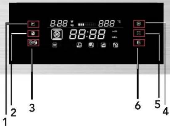HAIER Series 4 HOR45C5FT - Painel de comandos e funções - 1