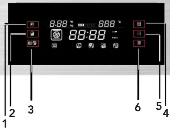 HAIER Series 4 HOR45C5FT - Kontrolni panel i funkcjije - 1