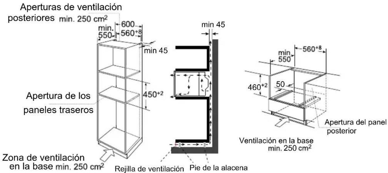 HAIER Series 4 HOR45C5FT - Dimensiones de instalación - 1