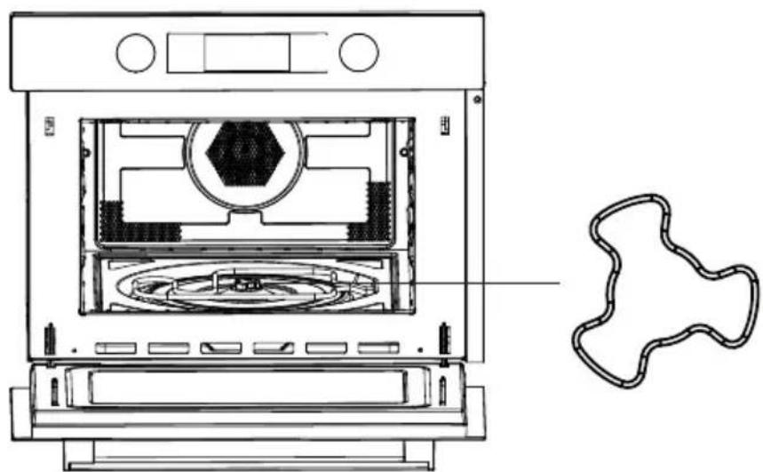 HAIER Series 4 HOR45C5FT - INSTALLAZIONE DEL PIATTO - 1