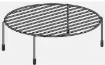 HAIER Series 4 HOR45C5FT - Bezeichnungen der Ofenteile und Zubehörs - 4