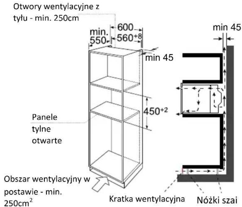 HAIER Series 4 HOR45C5FT - Rysunek instalacyjny - 1