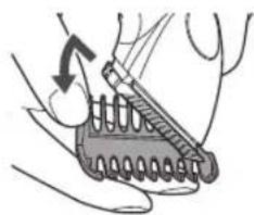 PANASONIC ERDGP84 - Rimozione dell'accessorio - 1