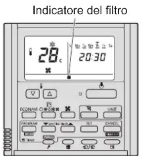 PANASONIC S28MF3E5A - ■ Manutenzione del filtro dell'aria - 1