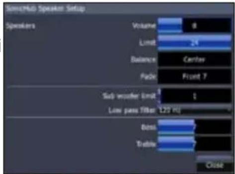 LOWRANCE SonicHub Marine - Uscite audio - 1