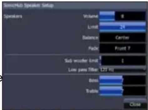 LOWRANCE SonicHub Marine - Sorties audio - 1