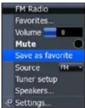 LOWRANCE SonicHub Marine - Favoritos AM/FM - 1