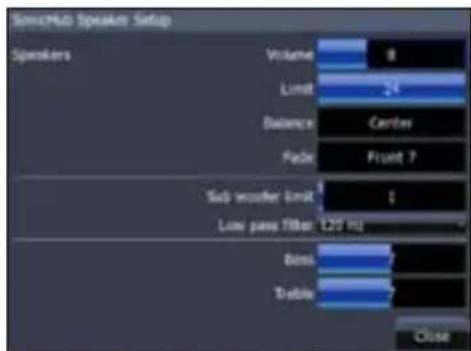 LOWRANCE SonicHub Marine - Audioausgabe - 1