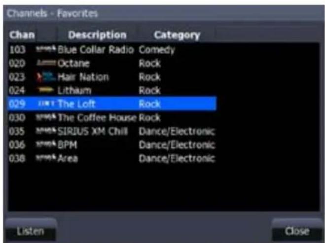 LOWRANCE SonicHub Marine - Selecting Favorites - 1