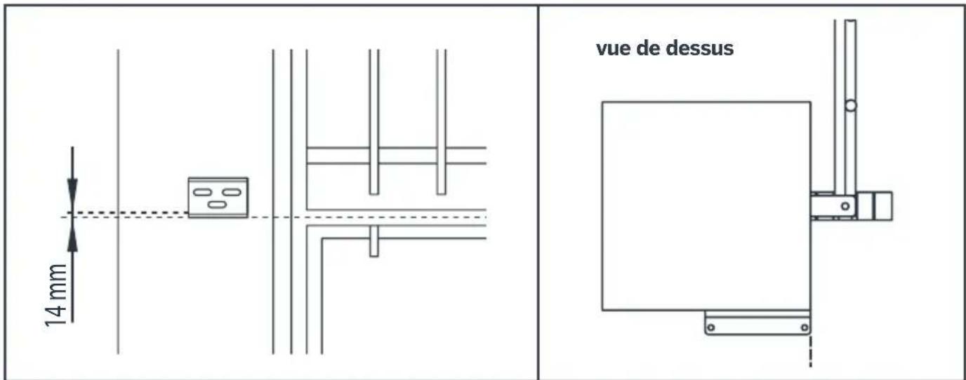 THOMSON 510042 - - Pose des moteurs - Cas d'une ouverture vers l'extérieur de la propriété - 2