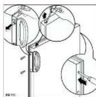 Zanussi-Electrolux Z219R3 - Pour changer le sens d'ouverture des portes - 5