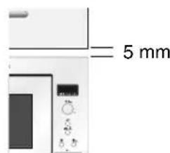 ZANKER ZAM850X - Wenn Sie den Mikrowellenherd in Position B oder C einbauen: - 1