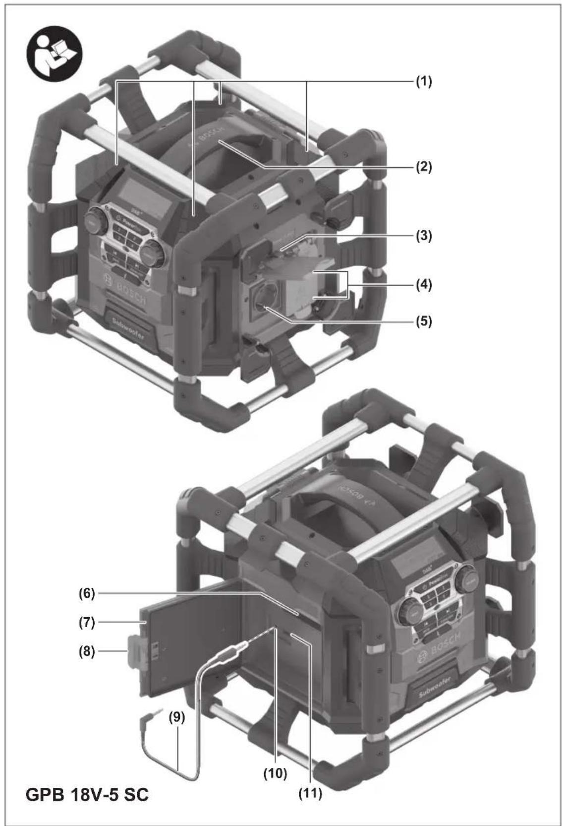 BOSCH GPB 18V5 SC Professional - 1