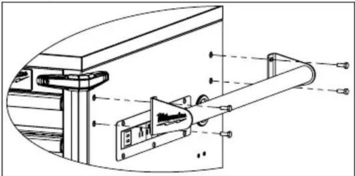 MILWAUKEE 48228540 - Attaching the Side Handle - 1