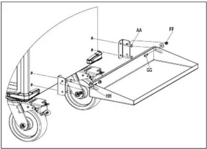 MILWAUKEE 48228540 - Instalacion de la repisa de almacenamento - 1
