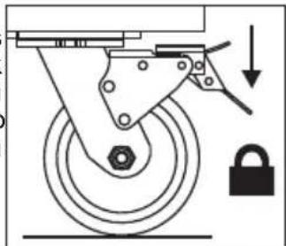 MILWAUKEE 48228540 - Using the Caster Brakes - 1