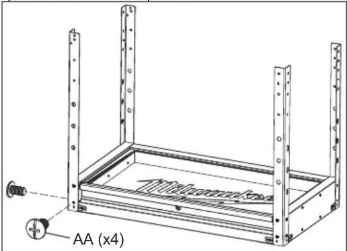 MILWAUKEE 48228590 - Installation du cadre - 1