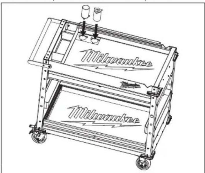 MILWAUKEE 48228590 - Installation des porte-outils - 1