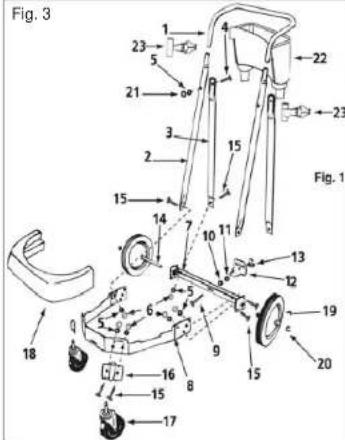 MILWAUKEE 8950 - Assembling Dolly (Cat. No. 8938-20) - 1