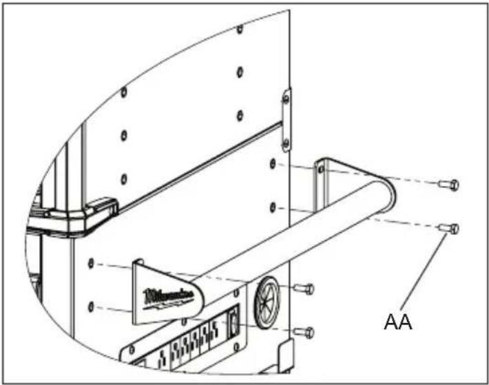 MILWAUKEE 48228536 - Attaching the Side Handle - 1