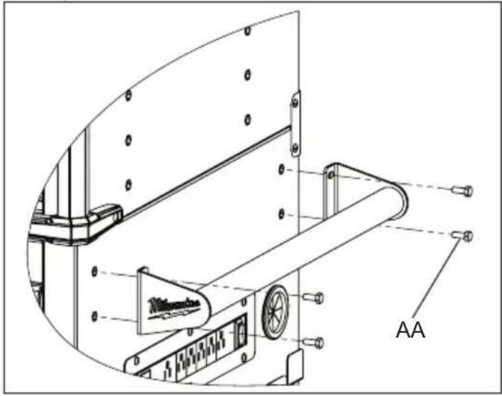 MILWAUKEE 48228536 - Instalación de la manija lateral - 1
